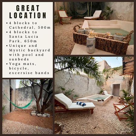 TOP location in Santa Lucía only 3blocks to cathedral Mérida Exterior foto